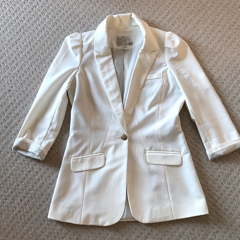White blazer